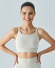 Женский спортивный топ бра Nordvik Luxe-Support Кремовый L - изображение 1