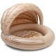 Басейн 100 см 60 л навіс Коричневий Леопард Animal - надувне дно Swim Essentials 2024SE1020 - изображение 1