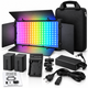 LED-лампа VP600 RGB 24W + RGB 15W, 2700–6500K, 42 ефекти, 2×NP-F750 — відеосвітло для фото та відео - зображення 1