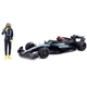 Коллекционная модель Bburago Mercedes-AMG Petronas F1 W15 2024 с фигуркой пилота 1:24 18-28069 #44 - изображение 3