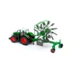 Трактор Bburago Fendt 1050 Vario с роторными граблями масштабная модель 10 см металл/пластик 18-31665 - изображение 3