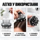 Гребінець-аплікатор для шкіри голови з резервуаром 25 мл для сироваток та олій (сріблястий) - изображение 6