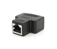 Разветвитель RJ45 8P8C мама / 2X мама RJ45 для разветвления кабеля, экранированный, черный - изображение 2
