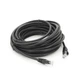 Патч-корд литой Ritar YG293 UTP, RJ-45, Cat.6, 10 м, черный, Cu (медь) - изображение 1