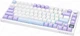 Бездротова ігрова механічна клавітура Ajazz ak820 pro White-purple, Gift Switch, 75%, Hot-Swap, RGB, 2.4GHz/Bluetooth/USB з Українською розкладкою - изображение 3