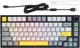 Бездротова ігрова механічна клавітура Ajazz ak820 pro Black-orange, Gift Switch 75%, Hot-Swap, RGB, 2.4GHz/Bluetooth/USB з Українською розкладкою - изображение 2