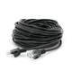 Патч-корд литой Ritar YG512 CCA, UTP, RJ-45, Cat.5e, 10 м, черный - изображение 1