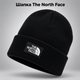 Зимняя мужская шапка The North Face TNF для зимы, теплая вязаная шапка Норт Фейс на зиму, универсальный размер One Size AGR-0 черный цвет - изображение 1