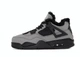 Чоловічі кросівки Air Jordan 4 Retro Grey Black текстиль хутро 44 сірий - изображение 4