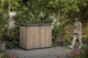 Садова скриня Keter Store It Out Darwin 1150L для зберігання інструментів, садового інвентарю, меблів, подушок та сміттєвих баків 263828 ясен - зображення 6