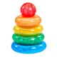 Сенсорний конструктор "Пірамідка-кольоринка" Jelly Blox 937837, 5 м'яких елементів - зображення 2