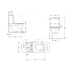 Унитаз напольный Qtap Aquarius Ultra Quiet 620×355×790 мм с сиденьем Soft-close, White QTAQAW27W49262 - изображение 2