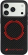 Etui plecki Audi RSQ Carbon Fiber Sport Red Circle MagSafe do Apple iPhone 18 Pro/17 Pro Black (AUS-TPUPCMIP18P-RSQ/D5-BK) - obraz 1