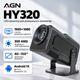 Проектор AGN HY320 LED 300 люмен 1920x1080 портативный проектор для дома Черный (AGN-HY320) - изображение 1
