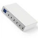 Мультизарядное устройство Addap MCS-X6P 6 портов Type-C зарядная станция PD 3.0 140 Вт белое - изображение 1