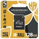 Карта памяти microSDXC 128 ГБ Hi-Rali UHS-3 U3 Class 10 с SD-адаптером - изображение 1