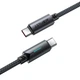 Кабель ACEFAST C19-03 Type-C to Type-C 60W 1.2m Nylon Braid Aluminum Alloy connectors Black (6974316284475) - изображение 2