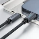Кабель ACEFAST C19-03 Type-C to Type-C 60W 1.2m Nylon Braid Aluminum Alloy connectors Black (6974316284475) - изображение 6
