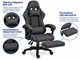 Геймерское кресло Flexi Tech Grey с подставкой для ног GF-8076-G (28067) - изображение 11