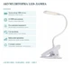 Настільна лампа з акумулятором OPTIMA 2,5W 150lm 4000K 1200mAh USB 5V - зображення 2