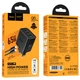 СЗП Hoco N75 Grande 65W QC+PD (1USB-A/2C) + кабель Type-C to Type-C Black - зображення 6