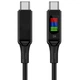 Дата кабель Acefast C7-03 Type-C to Type-C 100W (1.2m) Black - изображение 1