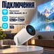 Портативный игровой проектор M300Max white — Android, Wi-Fi, 20000+ игр, 2 джойстика - изображение 3