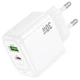 СЗУ Hoco CS55A Surplus PD30W+QC3.0 (1USB-A/1C) White - зображення 5