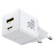 СЗУ Baseus Palm Fast Charger 30W (1USB-A/1C) (P1011160A) Moon White - изображение 4
