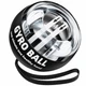 Еспандер гіроскопічний кистьовий гіробол павербол Powerball Gyroball тренажер для кисті зап’ястя передпліччя сила хвату антистрес реабілітації після травм координації витривалості обертовий шар нековзкий корпус спортивний чорний - зображення 3