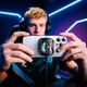 Кулер для смартфона напівпровідниковий HOCO GA5 Triumph з магнітом і прищіпкою (до 5300 об/хв, 3 рівні, RGB, USB-C, чорний) - изображение 7