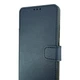 Чехол-книжка для ZTE Blade A76 синяя (натуральная кожа, защита камеры, подставка) - изображение 4