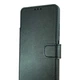 Чехол-книжка для ZTE Blade A76 черная (натуральная кожа, защита камеры, подставка) - изображение 4