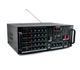 Усилитель мощности для колонок UKC AV-747BT Hi-Fi стерео 300W Bluetooth эквалайзер 5 входов Mic 2RCA Black - изображение 1