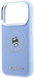 Чохол для смартфона Apple iPhone 17 Pro / 18 Pro Karl Lagerfeld Point & Choupette Sketch MagSafe Blue (KF003299) - зображення 6