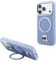 Etui do smartfona Apple iPhone 17 Pro Max / 18 Pro Max Karl Lagerfeld with Ring Stand 360 Karl Head Pin MagSafe Light Blue (KF003238) - obraz 1