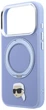 Etui do smartfona Apple iPhone 17 Pro Max / 18 Pro Max Karl Lagerfeld with Ring Stand 360 Karl Head Pin MagSafe Light Blue (KF003238) - obraz 6