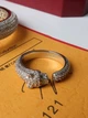 Каблучка Cartier срібляста Картьє Пантера (213) - изображение 3