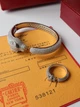 Каблучка Cartier срібляста Картьє Пантера (213) - изображение 4