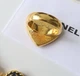 Каблучка Chanel золотиста Шанель чорне серце (201) - изображение 5