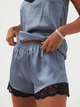 Пижама (майка + шорты) женская атласная BARWA garments 0302/245 S Серая (2113022451090) - изображение 10