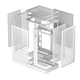 Вертикальный корпус DEEPCOOL CH270 для цифрового дисплея, белый, поддерживает установку материнской платы на заднюю панель, систему водяного охлаждения 360 мм, подставку для цифрового дисплея, сетчатую вентиляционную панель. - зображення 9