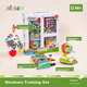 Подарочный набор для раннего развития Jollybaby Baby Cloth Book Early Education Toy Gift Box для детей от 0 до 1 года, подарок в стиле «Полнолуние», набор для обучения новорожденных. - изображение 4