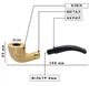 Люльковий набір "Anton" Walnut Pipe Gift Set 8mm - изображение 2