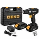 Дрель-шуруповерт аккумуляторная DEKO GQD18DU2-S3 18V (2 аккумулятора, кейс и набор бит/сверл) - изображение 12