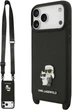 Etui na smartfon Apple iPhone 18 Pro Max/17 Pro Max Karl Lagerfeld Saffiano Karl&Choupette Metal Pin CBDY Strap Black (KLHCP18XSAKCPBK) - obraz 1