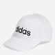 Детская бейсболка Adidas Linear Cap KE8256 OSFC 52-54 Белая (4068814456235) - изображение 1