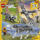 Конструктор LEGO Creator Лесные животные: Серый волк 657 элемента (31393) - изображение 10