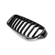 Ніздрі решітки радіатора переднього бампера BMW 3 series F30/F35/F31 2011-2019 Black 1BAR - зображення 5