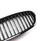Ніздрі решітки радіатора переднього бампера BMW 5 series F10/F11/F18 2010-2017 Black 1BAR - зображення 3
